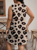 Vestido Feminino Estampado com Modelagem Soltinha e Tecido Confortável - Nicy. Plus Size