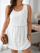 Vestido Feminino Sem Manga Sara. Plus Size