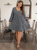 Vestido Feminino Smock com Manga Lanterna - Jade. Plus Size