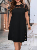 Vestido Feminino manga curta Mariana Plus Size