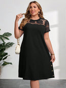 Vestido Feminino manga curta Mariana Plus Size
