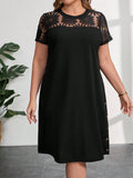Vestido Feminino manga curta Mariana Plus Size
