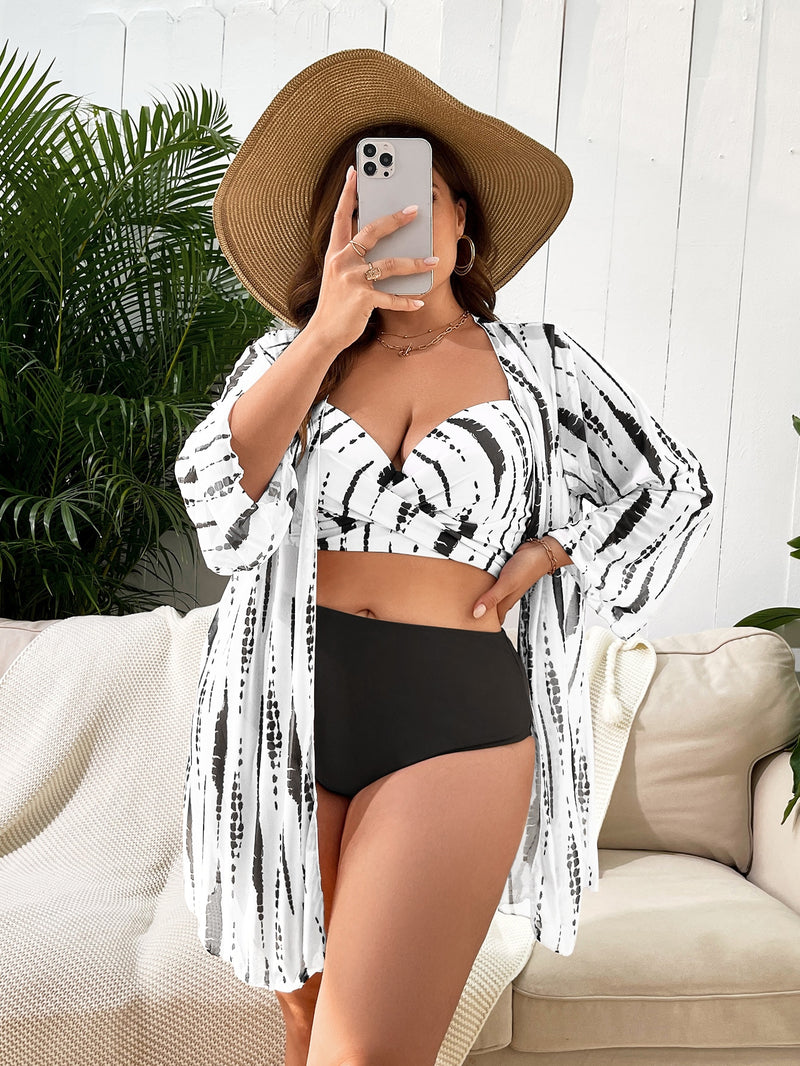 Biquini Feminino com Saída Nicolle Plus Size Flash