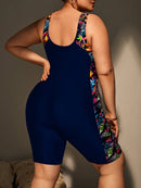 Maiô Feminino Anastacia com Estampa na Lateral Plus Size Flash