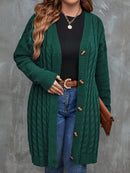 Cardigan com ombros caídos Laura. Plus Size