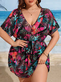 Saída de Praia Feminina Floriana Plus Size