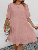 Vestido Feminino Bordado Britany Plus Size E096