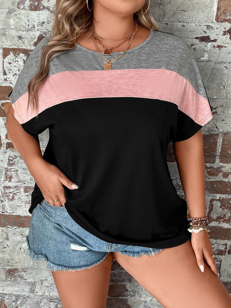 Blusa Catrina Feminina Plus Size Rosa Bebê / Gg E061